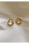 Heliophilia Silver Pendientes Vintage-Ring001 de Latón con Circonio Dorado